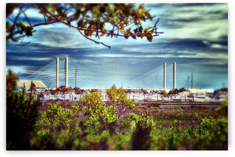 Burtons Island and Indian River Bridge in Classic Edit by Bill Swartwout Photography