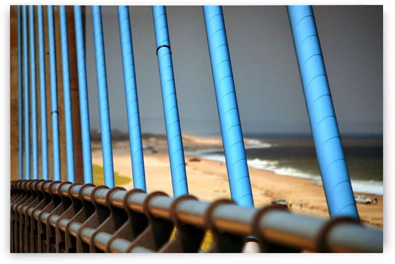Indian River Bridge Cable Stay Abstract by Bill Swartwout Photography