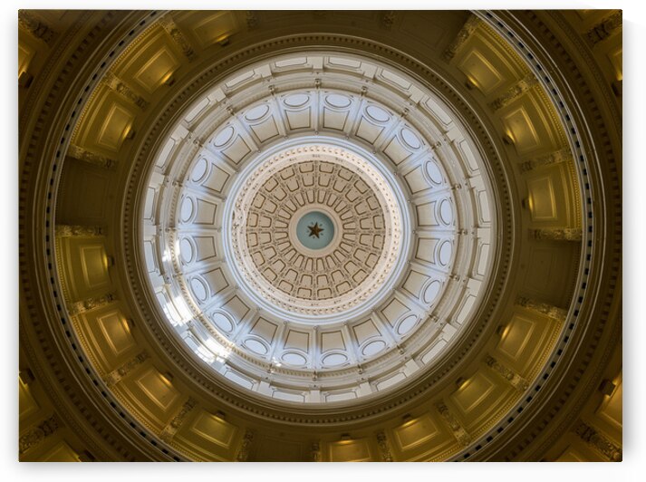 Interior of in the Texas State Capitol in Austin by Steve Heap