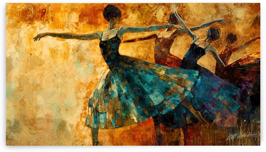 Four Queens - Dancing by SykArt Designs