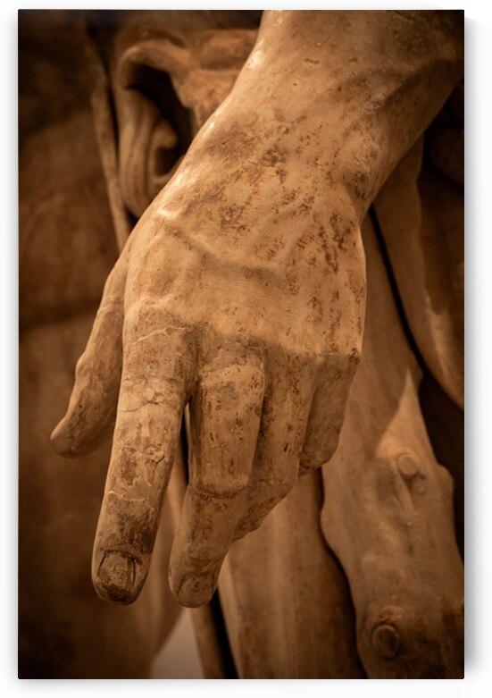 Marble Hand Detail from Classical Sculpture by Paolo Modena