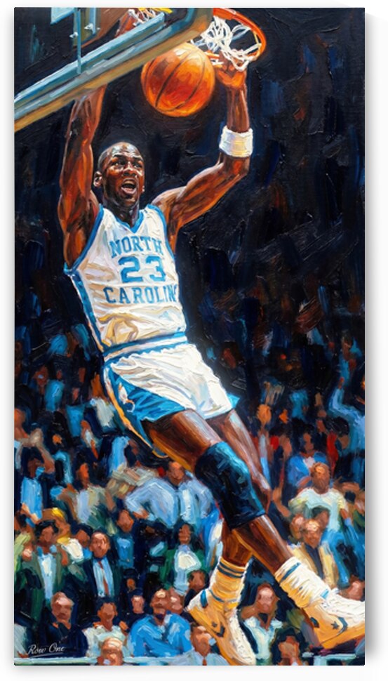 Michael Jordan Two Hand Throw Down by Row One Brand