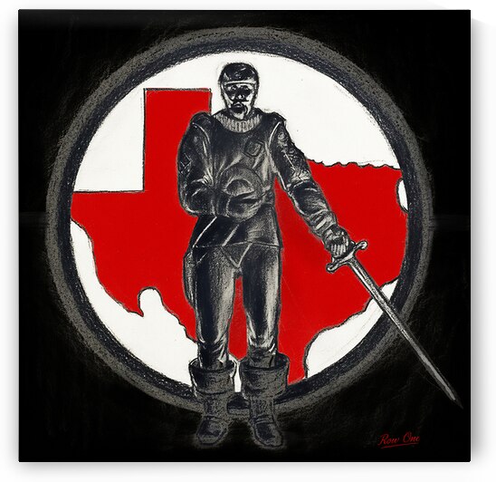 Vintage Texas Tech Art by Row One Brand