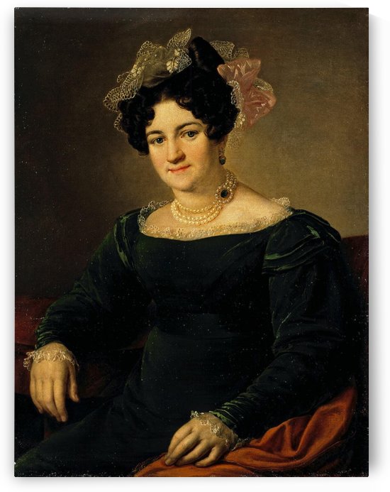 Portrait of P.I. Sapoznikova by Vasily Tropinin
