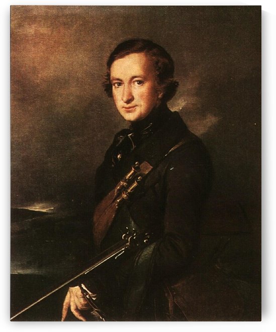F. Samarin in the hunting dress by Vasily Tropinin