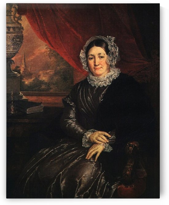 Portrait of E. P. Protasyeva by Vasily Tropinin
