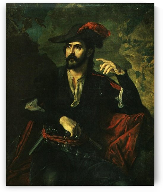 Portrait of Prince Obolensky by Vasily Tropinin
