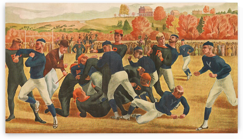 1876 Princeton vs. Yale Intercollegiate Championship by Row One Brand