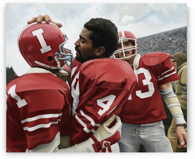 1981 Indiana Hoosiers Football Art Remix by Row One Brand