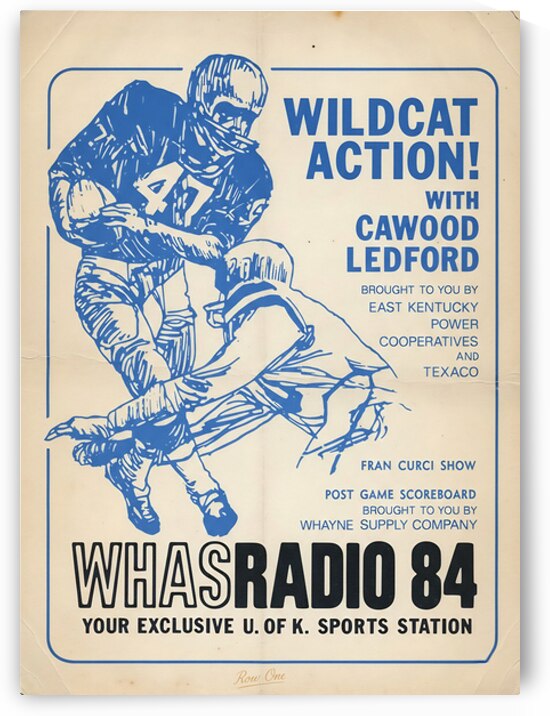 1970s Kentucky Football Radio Ad by Row One Brand