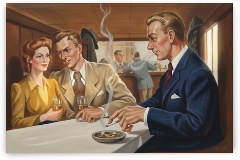 Evening Drinks in 1943 by Row One Brand