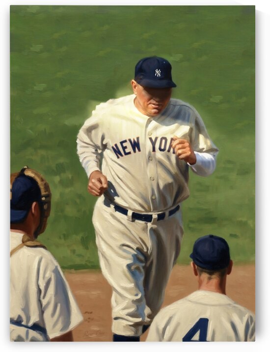 Babe Ruth Trots Home by Row One Brand