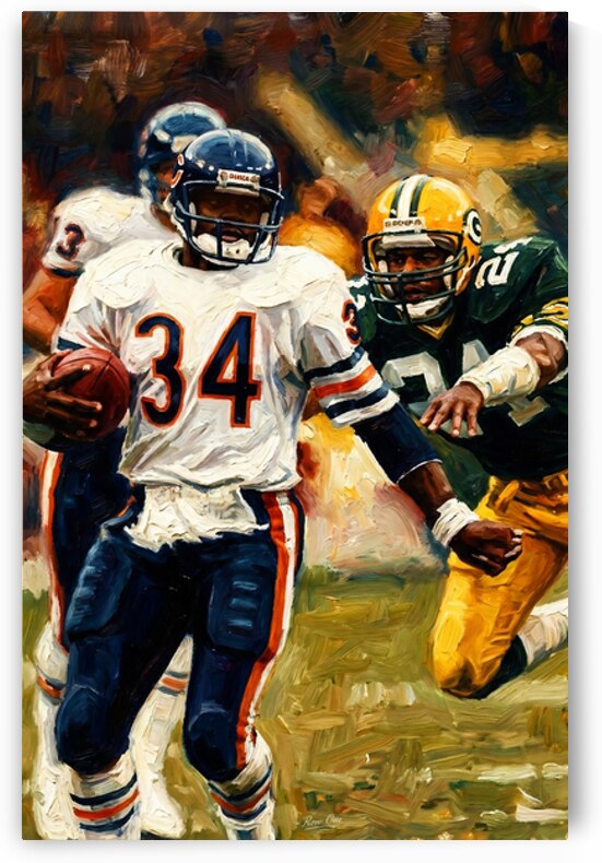 Walter Payton 192 Yard Game by Row One Brand