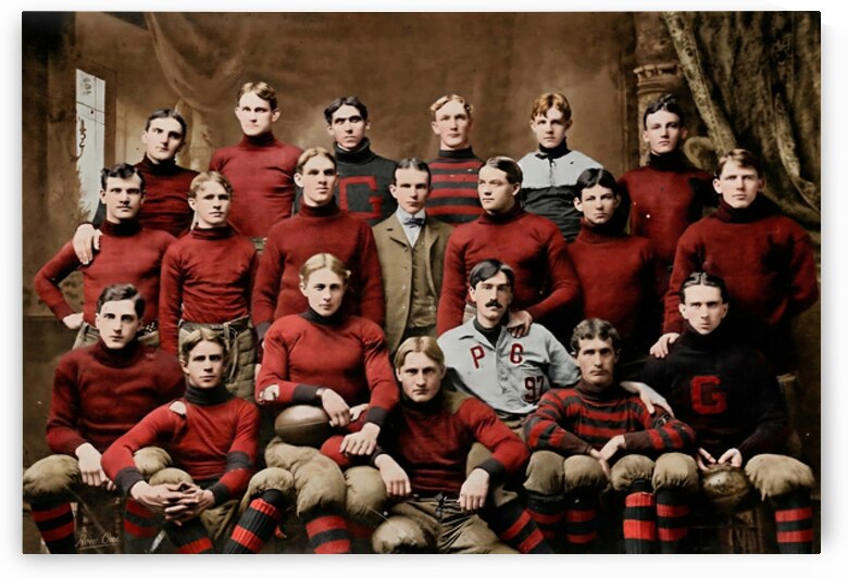 1902 Georgia Bulldogs Football Team Photo Art by Row One Brand