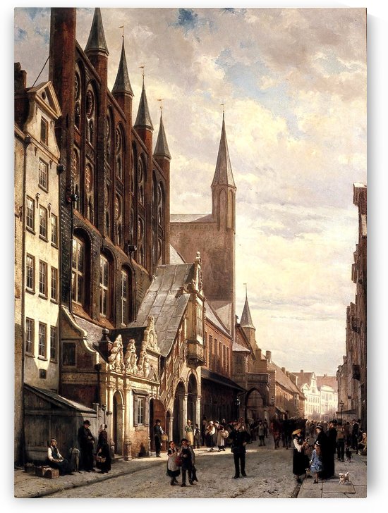 Rathaus HL by Cornelis Springer