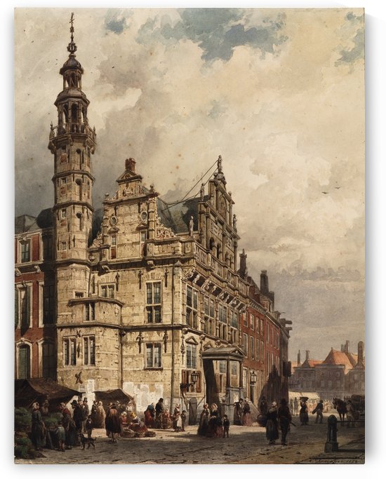 Teylers Museum by Cornelis Springer
