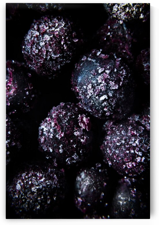 Frozen Blueberries by Jorgo