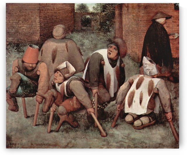 Cripples by Pieter Bruegel