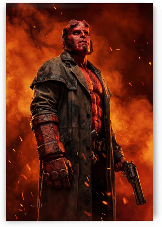 Hellboy: Red and Ruthless by Sumer Paintings