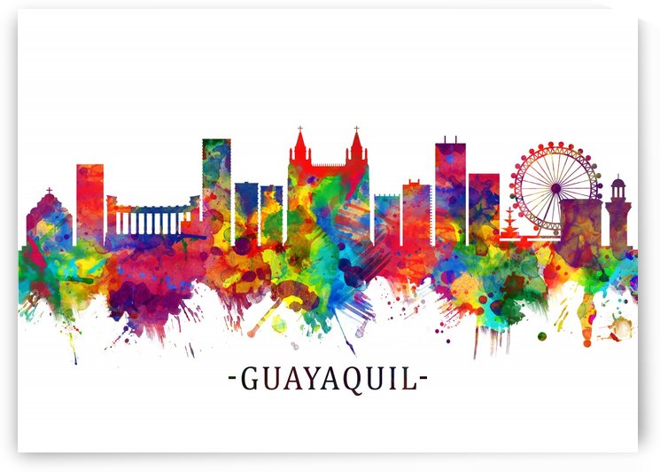 Guayaquil Ecuador Skyline by Towseef Dar
