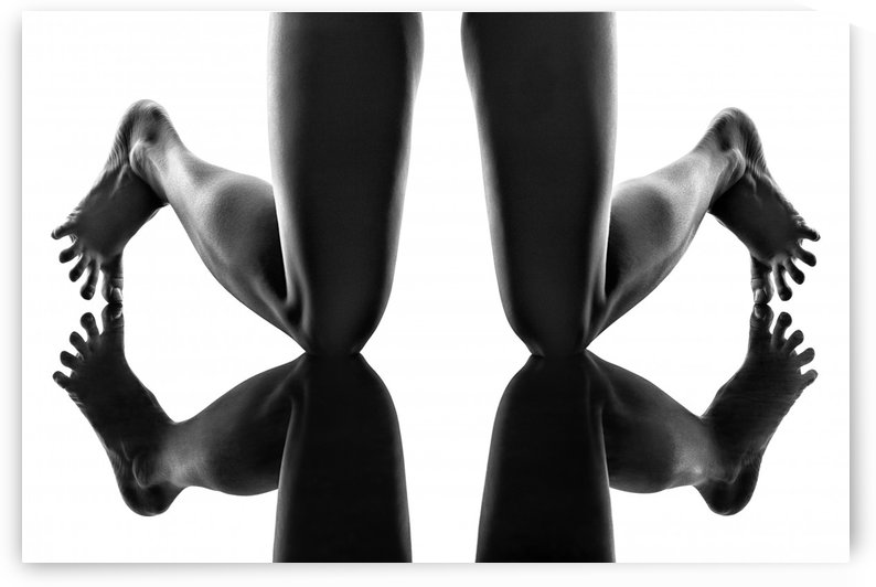 Legs and feet reflections by Johan Swanepoel