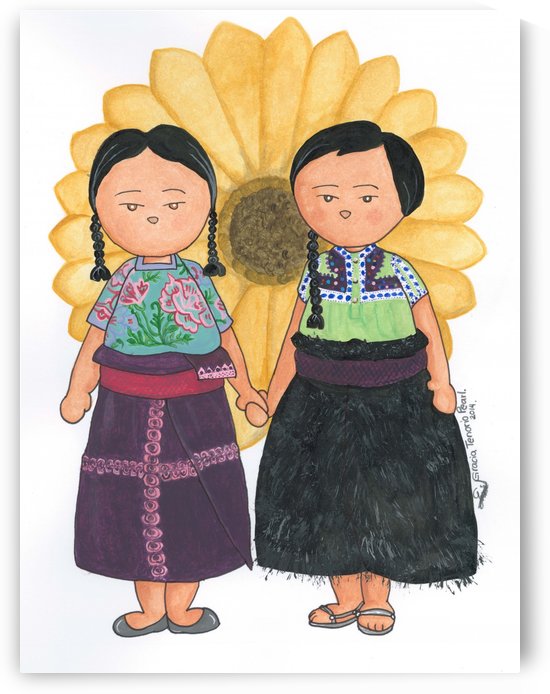 Mexican Tzotziles dolls by Gracia Tenorio Art