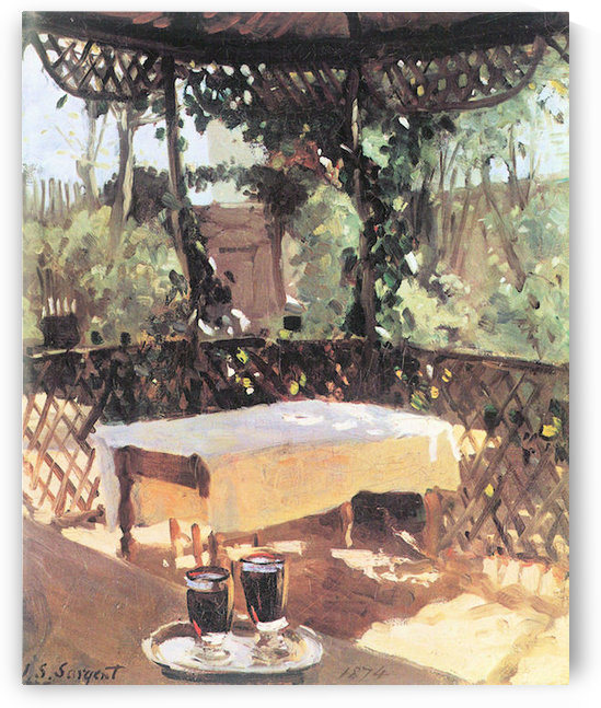 Two wine glasses by John Singer Sargent
