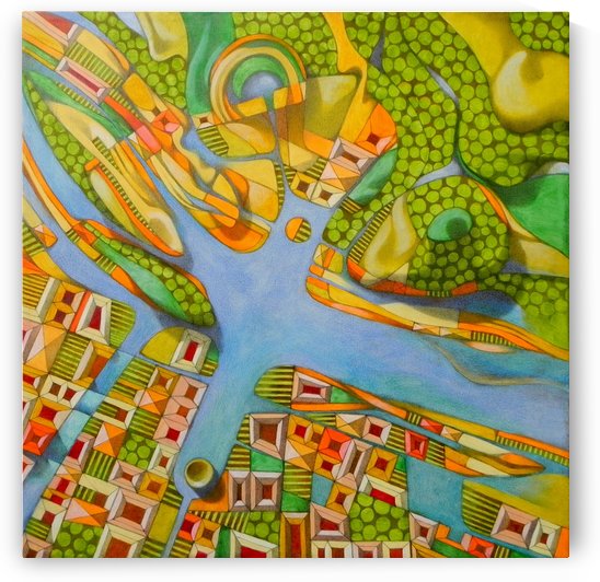 imaginary map of turin by federicocortese