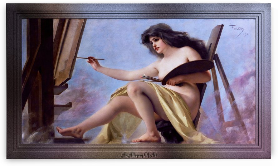 An Allegory Of Art by Luis Ricardo Falero Fine Art Old Masters Prints by xzendor7