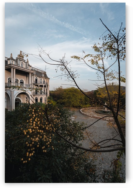 Abandoned Cinderellas Mansion Between The Trees by Steve Ronin