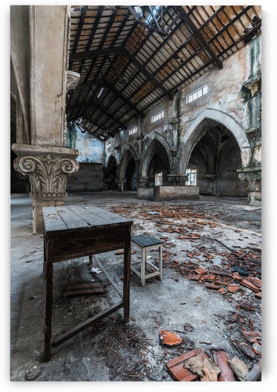 Abandoned Church Inside by Steve Ronin