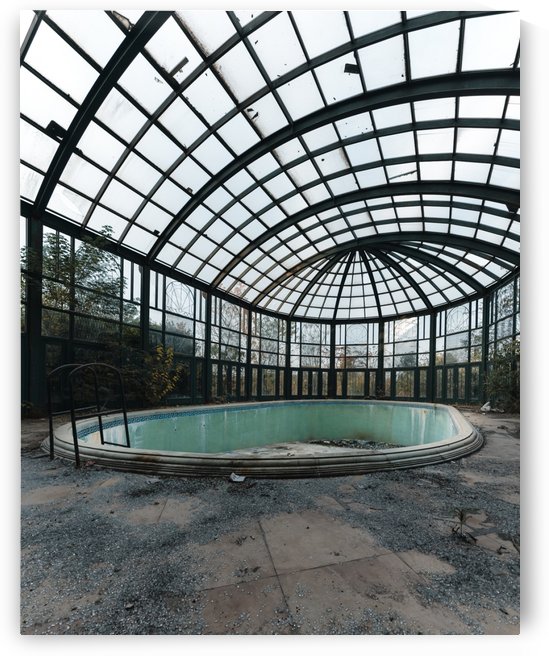 Abandoned Indoor Swimming Pool by Steve Ronin