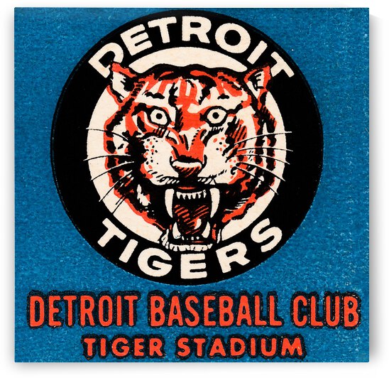 1963 Detroit Tigers Art by Row One Brand