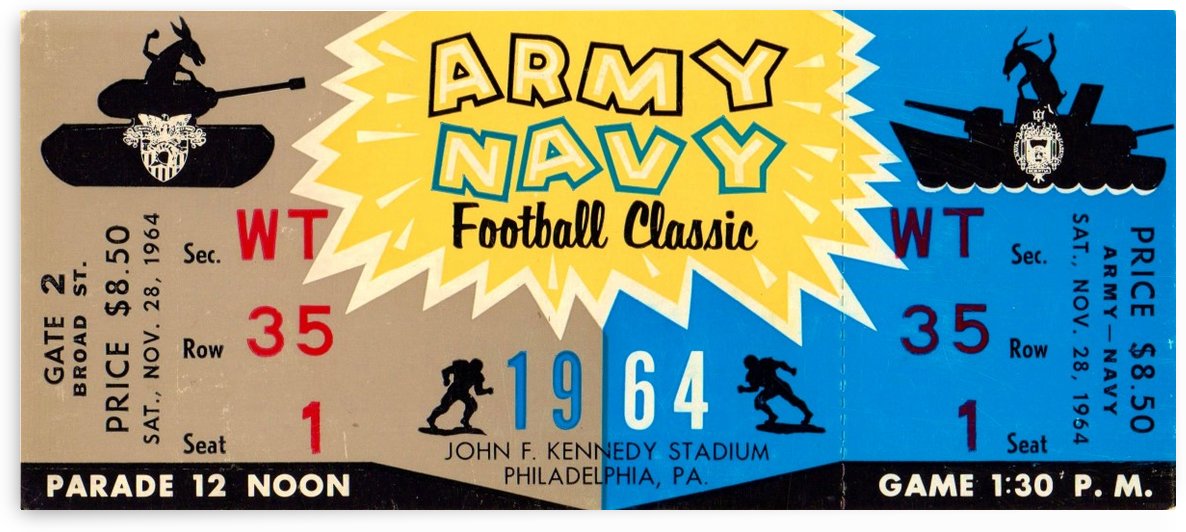 1964 Army vs. Navy by Row One Brand