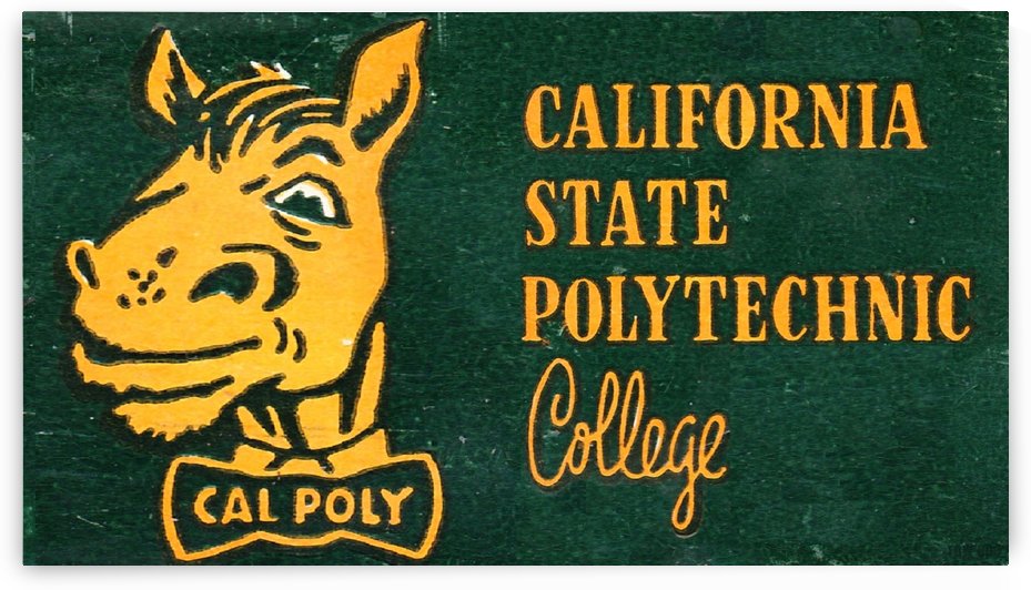 1955 California State Polytechnic Art  by Row One Brand