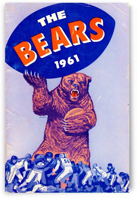 1961_National Football League_Chicago Bears_Row One Brand by Row One Brand