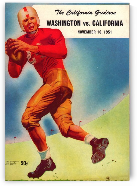 1951 Washington vs. Cal by Row One Brand