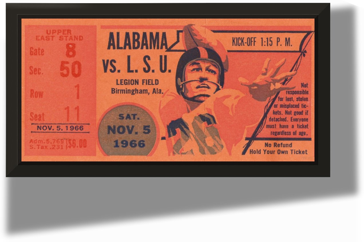 1966 Alabama vs. LSU by Row One Brand