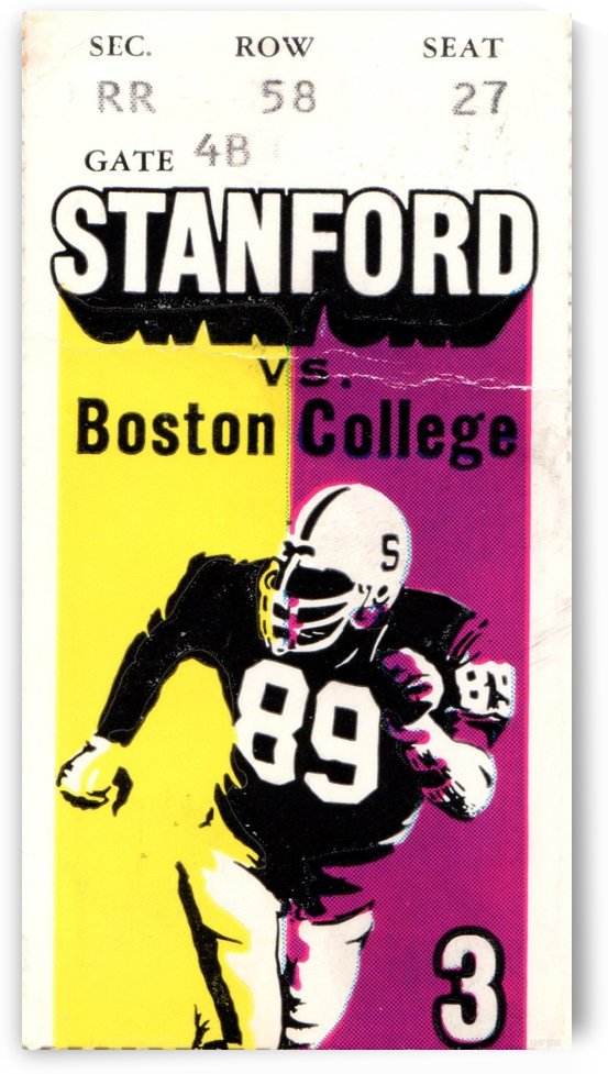 1979_College_Football_Boston College vs. Stanford_Palo Alto_Row One Brand College Art by Row One Brand