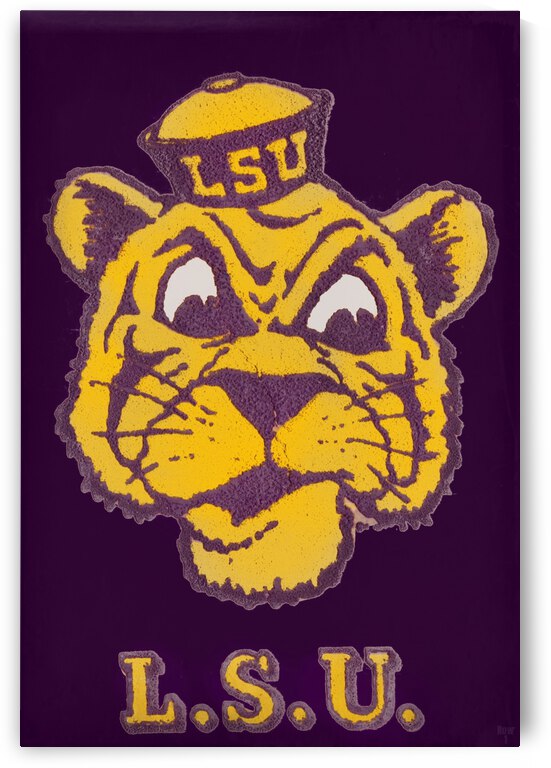 LSU Tiger Vintage Sailor Mike Wall Art  by Row One Brand