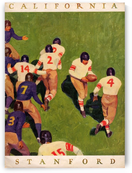 1927 California vs. Stanford by Row One Brand