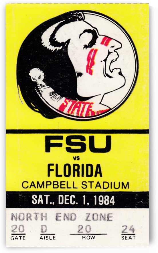 1984 FSU vs. Florida by Row One Brand