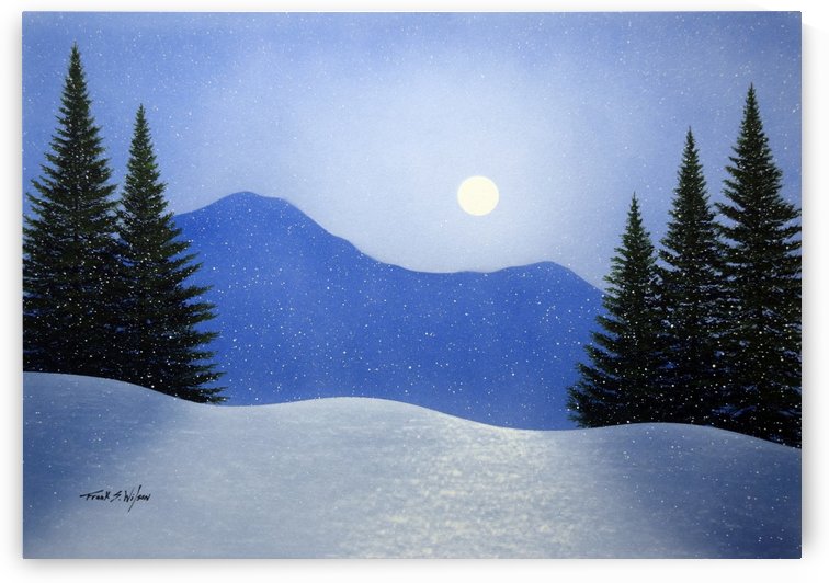 Winter Moonrise  by Frank Wilson