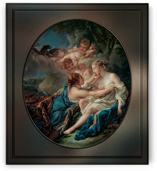 Jupiter In The Guise Of Diana And Callisto by Francois Boucher by xzendor7