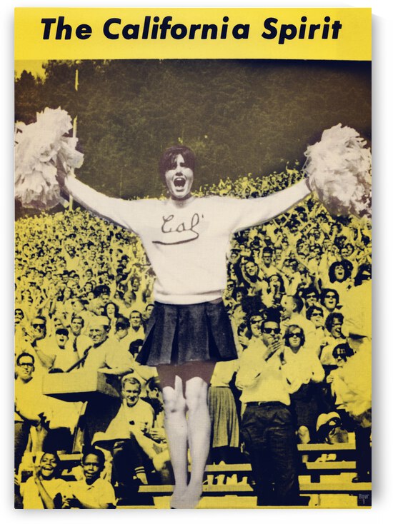 1965 California Cheerleader Poster by Row One Brand