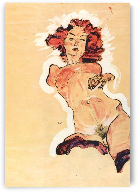 Female Act by Egon Schiele