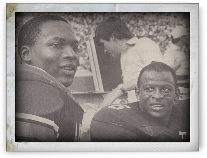1982 Bo Jackson Auburn Football Photo Art by Row One Brand