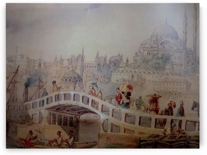 Crossing the bridge by Amadeo Preziosi