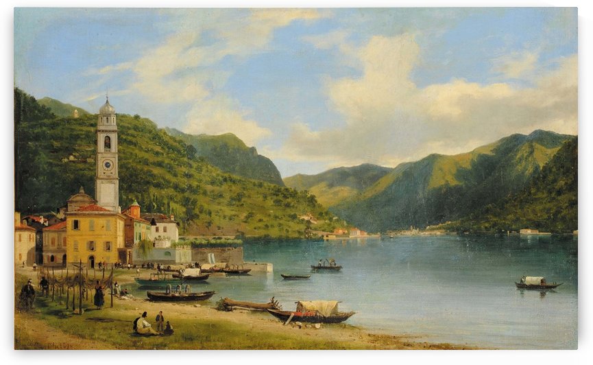 Outside city by Amadeo Preziosi
