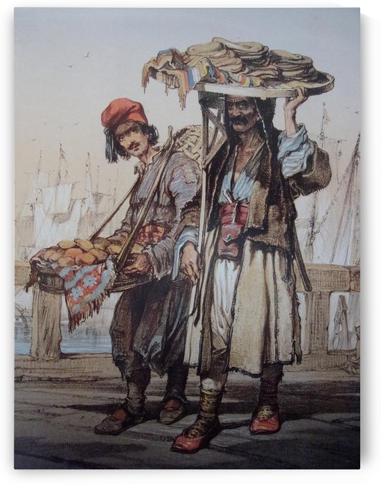 Sellers in Istanbul by Amadeo Preziosi